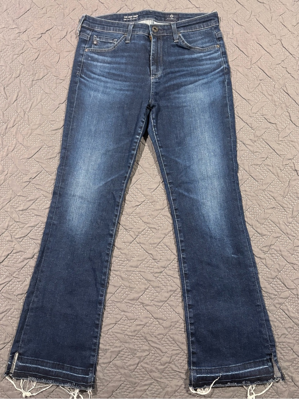 Adriano Goldschmied The Jodi Crop- High Rise Slim Flare Crop